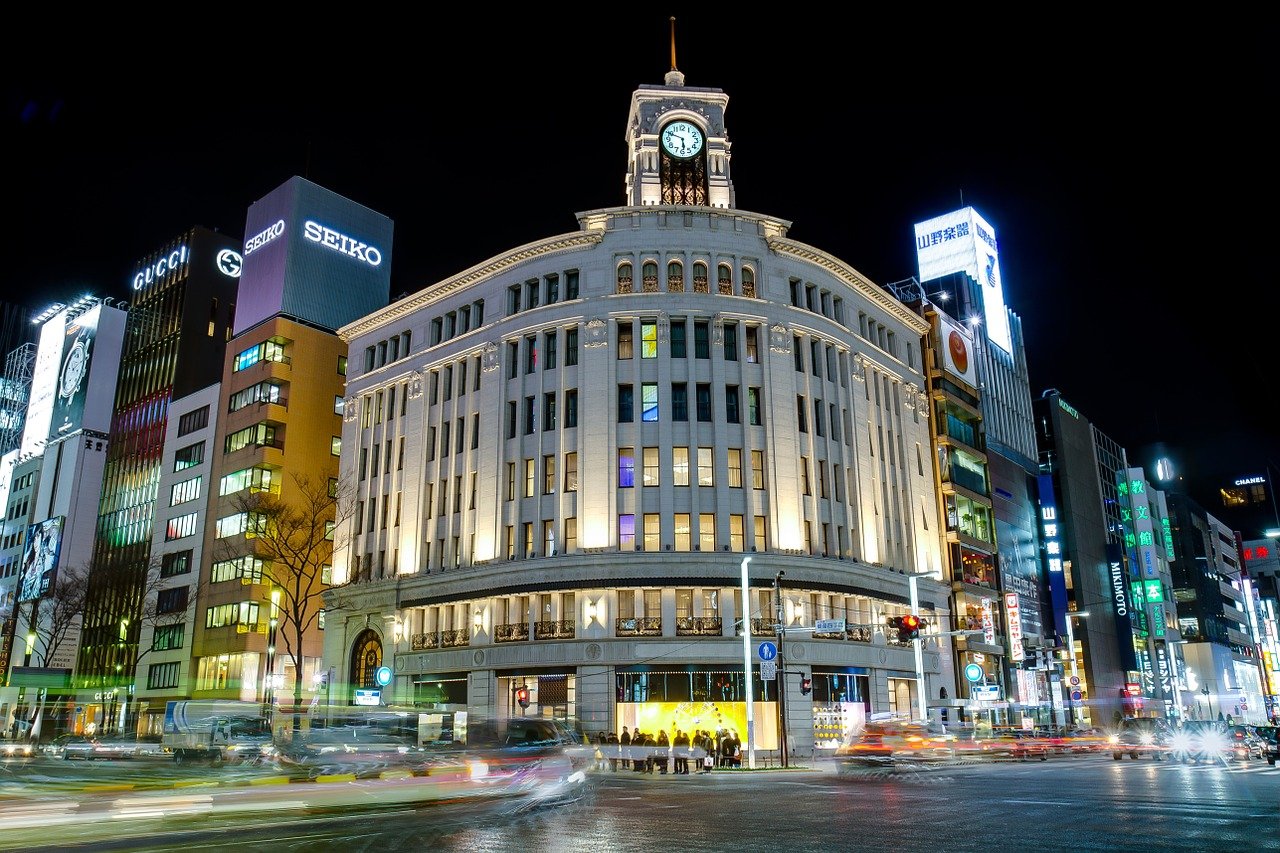 Ginza. Tokyo in 4 days