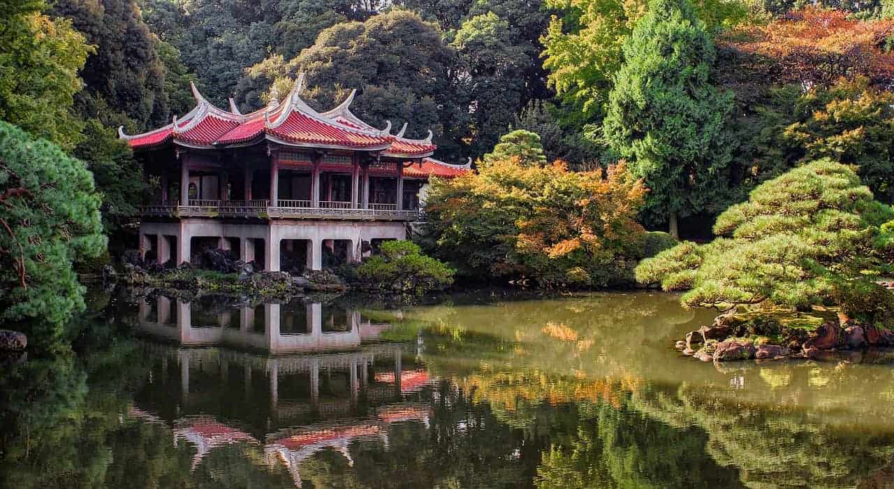 Shinjuku gyoen park 4 days in Tokyo itinerary 